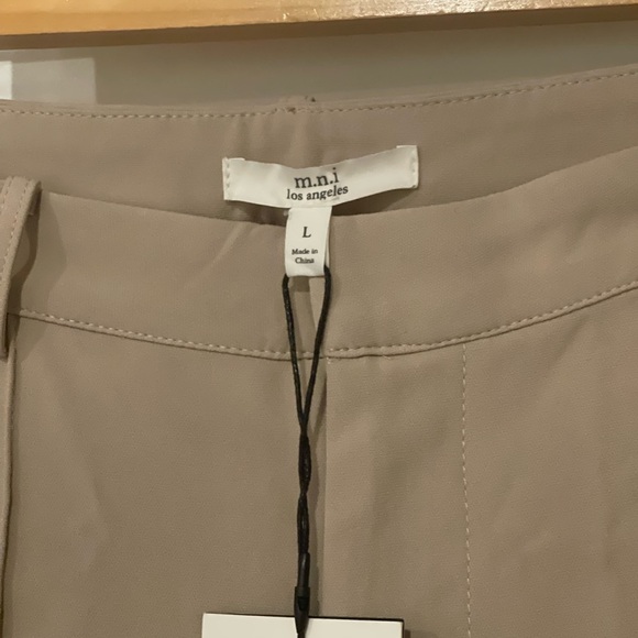 NWT m.n.I Los Angeles front seam wide leg pant - Picture 5 of 10